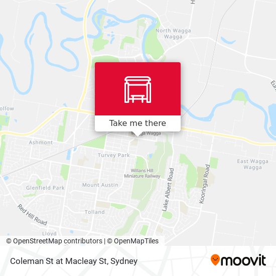 Coleman St at Macleay St map