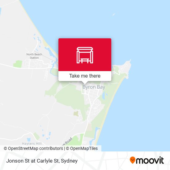 Jonson St at Carlyle St map