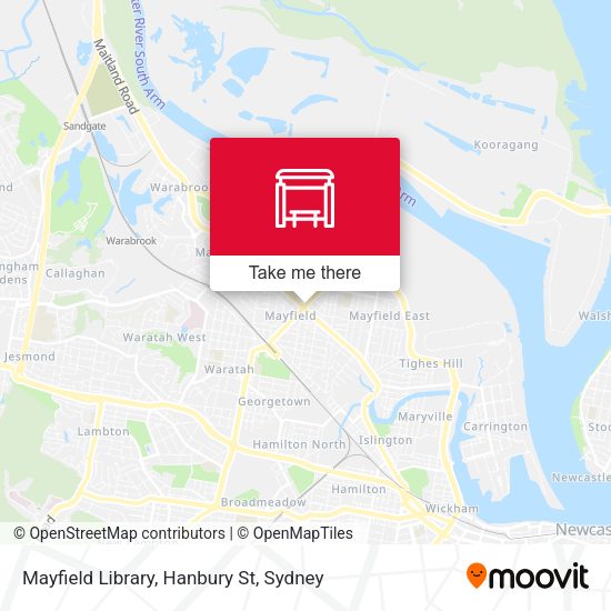 Mayfield Library, Hanbury St map