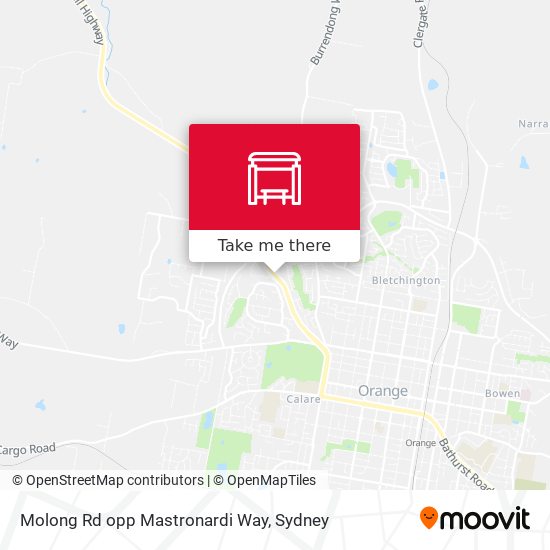 Molong Rd opp Mastronardi Way map