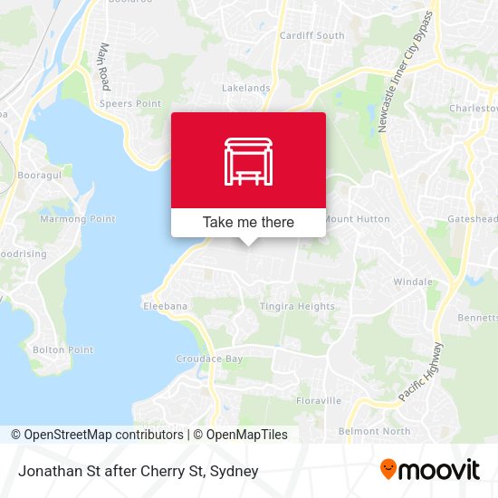 Jonathan St after Cherry St map