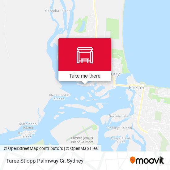 Taree St opp Palmway Cr map