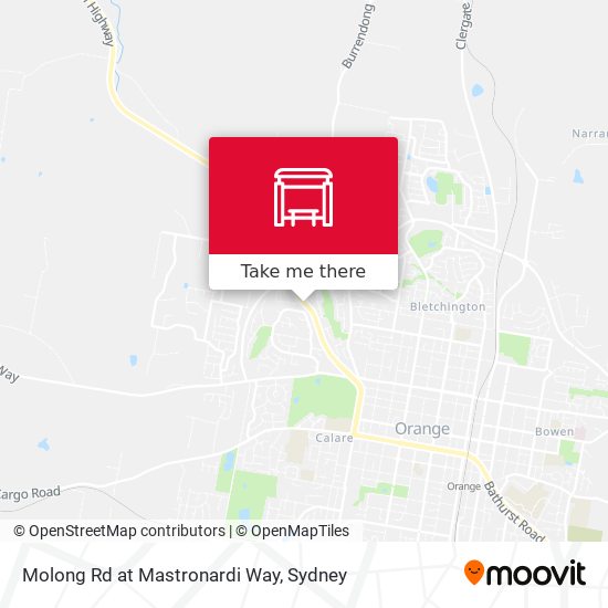 Molong Rd at Mastronardi Way map