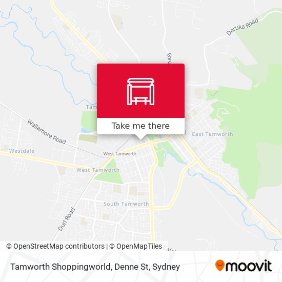 Tamworth Shoppingworld, Denne St map