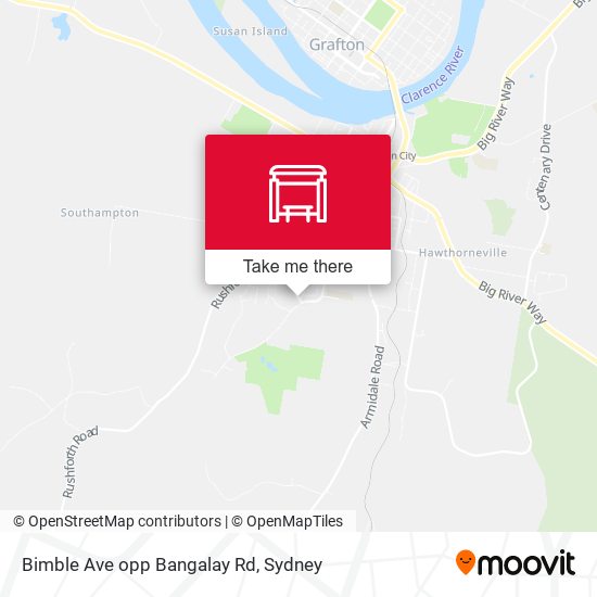 Bimble Ave opp Bangalay Rd map