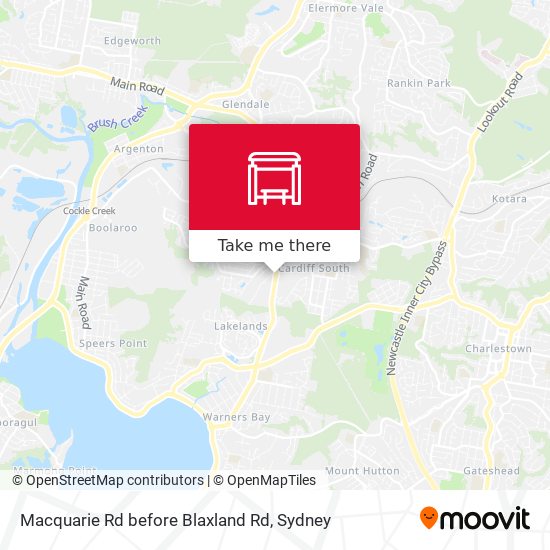Mapa Macquarie Rd before Blaxland Rd