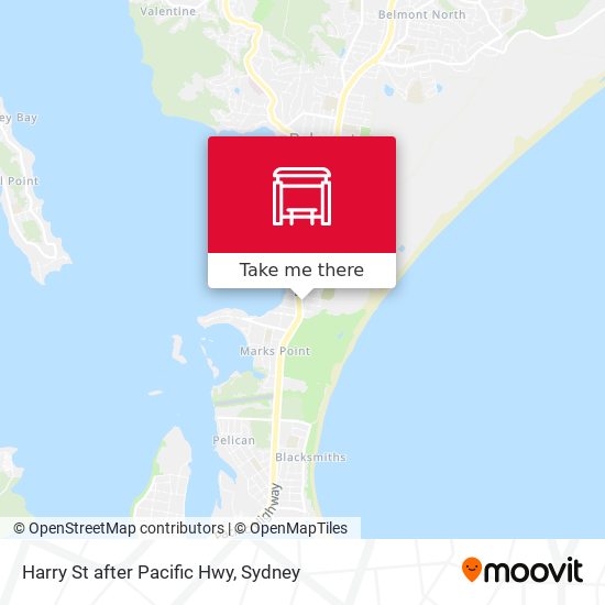 Mapa Harry St after Pacific Hwy