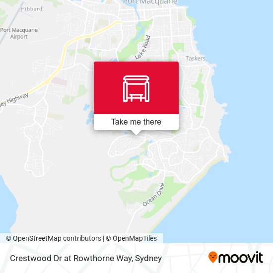 Crestwood Dr at Rowthorne Way map