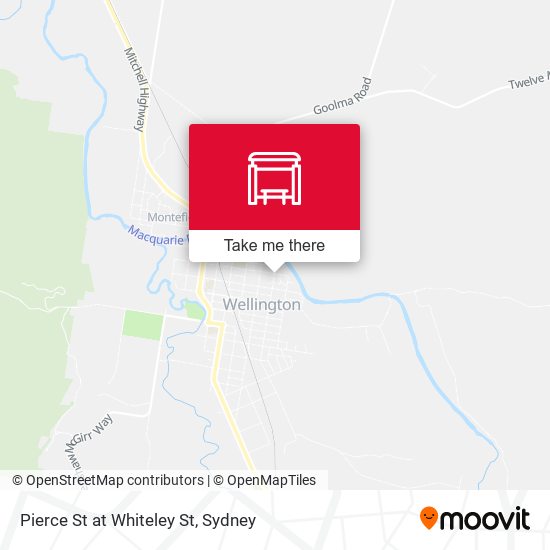 Pierce St at Whiteley St map