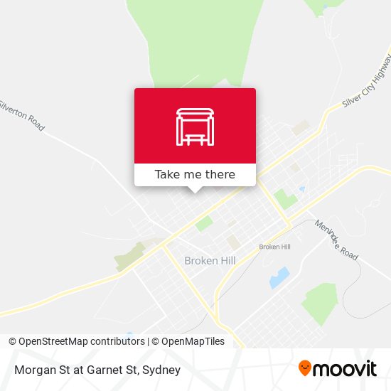 Morgan St at Garnet St map