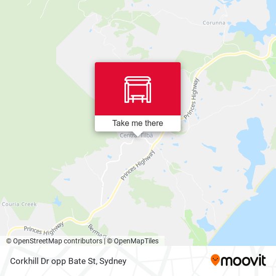 Corkhill Dr opp Bate St map