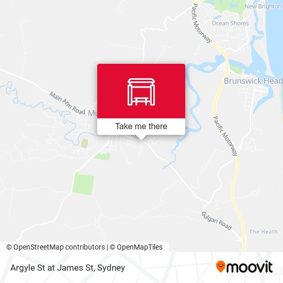 Argyle St at James St map