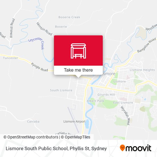 Lismore South Public School, Phyllis St map