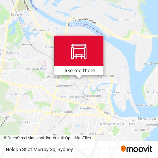 Nelson St at Murray Sq map