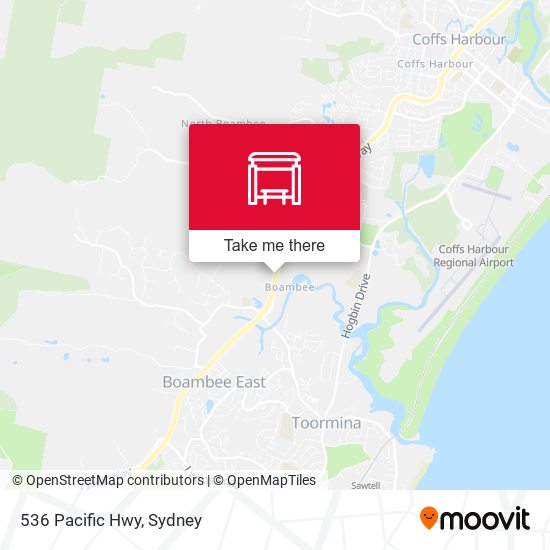 536 Pacific Hwy map