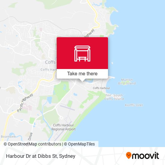 Harbour Dr at Dibbs St map