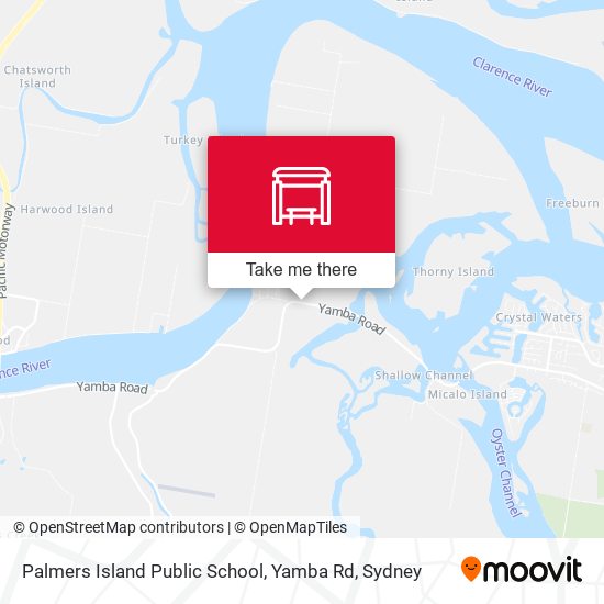 Palmers Island Public School, Yamba Rd map