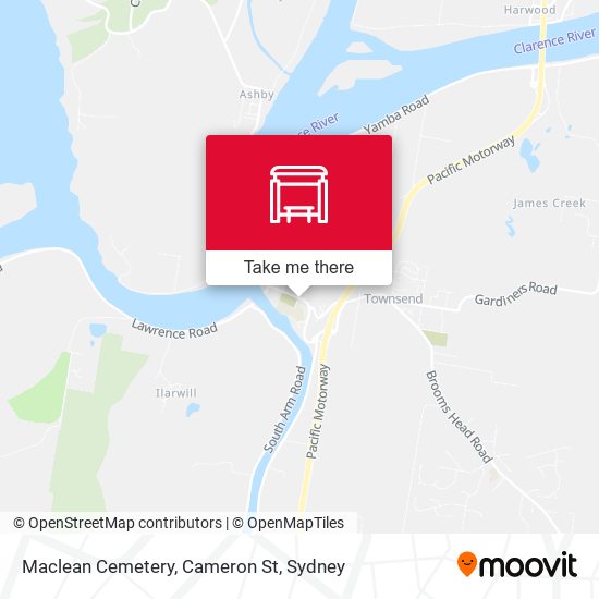 Maclean Cemetery, Cameron St map