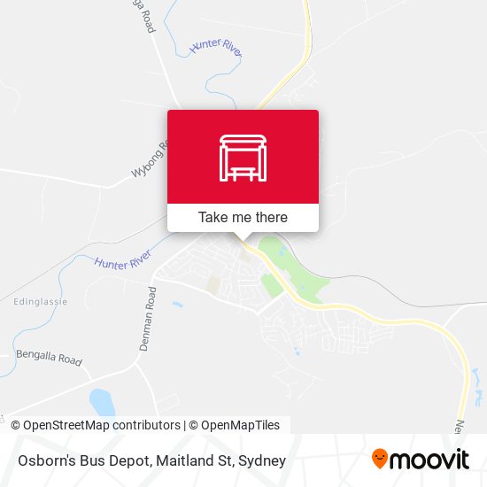 Osborn's Bus Depot, Maitland St map