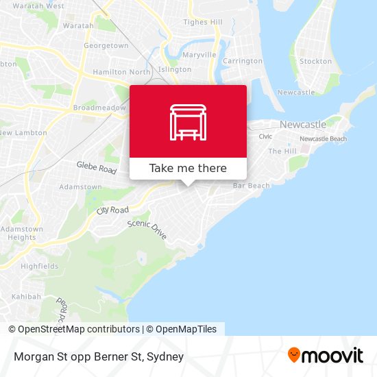 Morgan St opp Berner St map