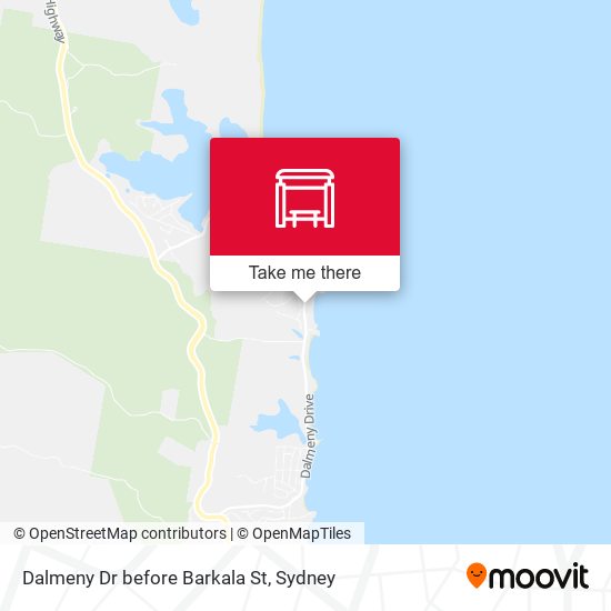 Dalmeny Dr before Barkala St map