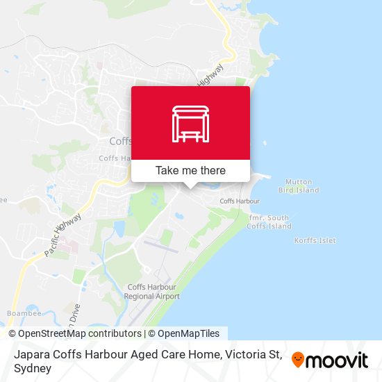 Japara Coffs Harbour Aged Care Home, Victoria St map