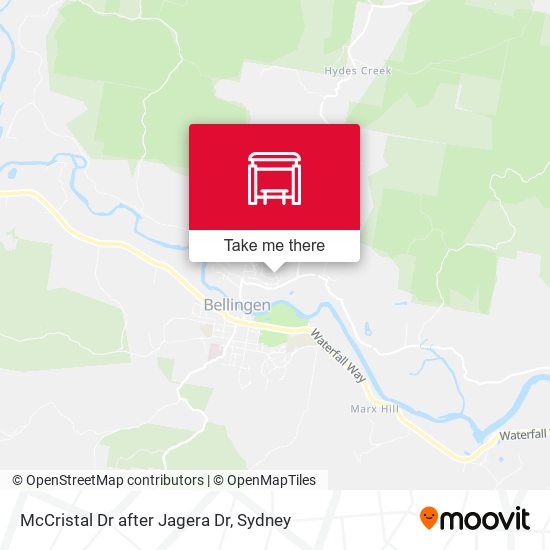 McCristal Dr after Jagera Dr map