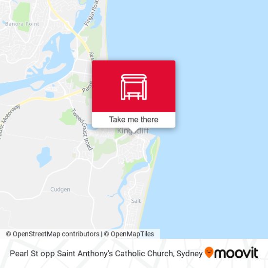 Pearl St opp Saint Anthony's Catholic Church map