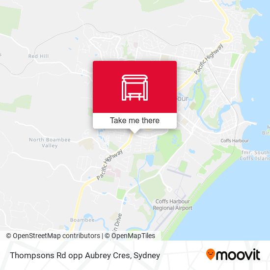 Thompsons Rd opp Aubrey Cres map