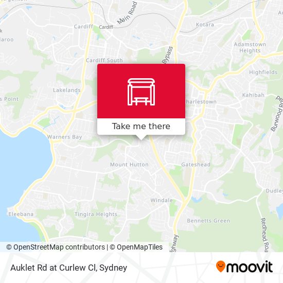 Auklet Rd at Curlew Cl map