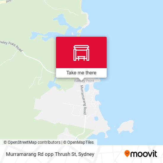 Murramarang Rd opp Thrush St map