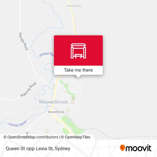 Queen St opp Lexia St map