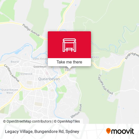 Legacy Village, Bungendore Rd map
