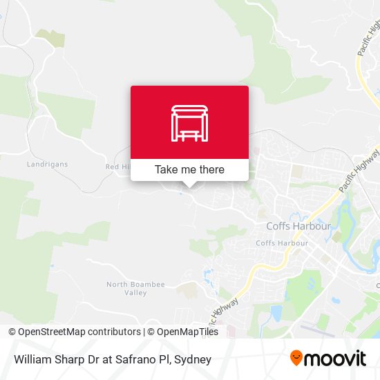 William Sharp Dr at Safrano Pl map