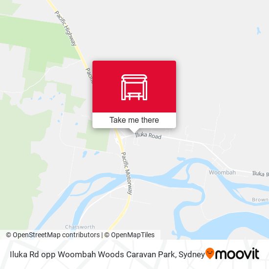 Iluka Rd opp Woombah Woods Caravan Park map
