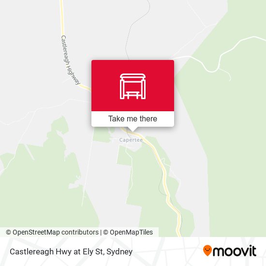 Castlereagh Hwy at Ely St map