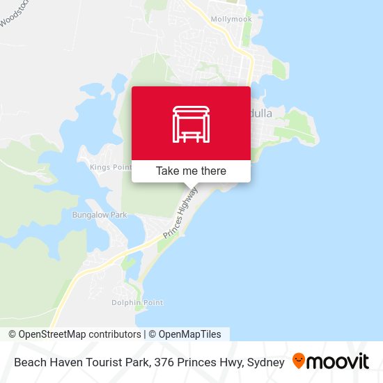 Beach Haven Tourist Park, 376 Princes Hwy map