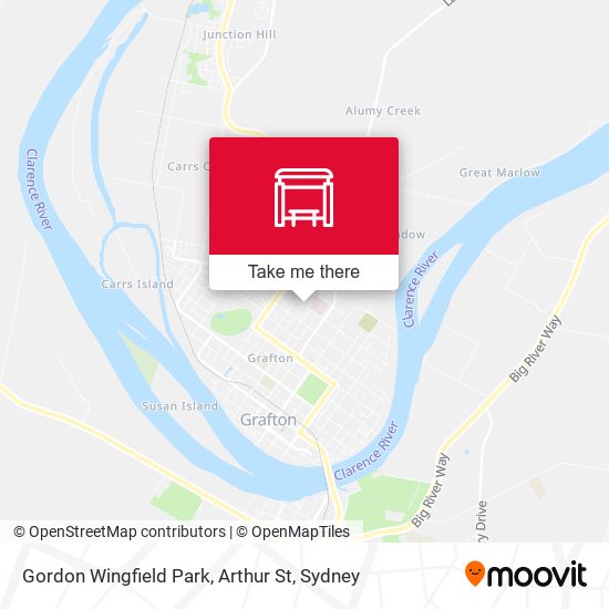 Gordon Wingfield Park, Arthur St map