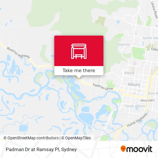Padman Dr at Ramsay Pl map