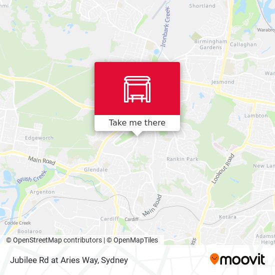 Jubilee Rd at Aries Way map