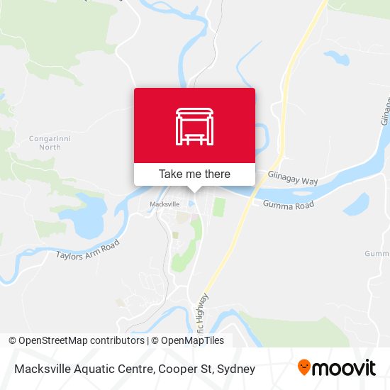 Mapa Macksville Aquatic Centre, Cooper St