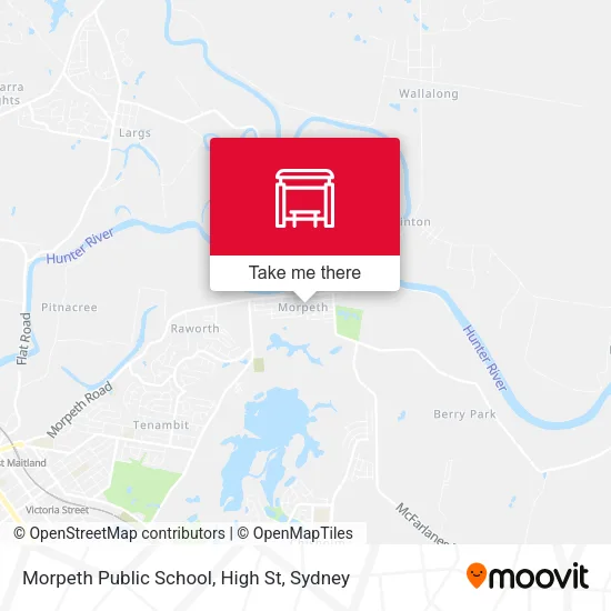 Mapa Morpeth Public School, High St