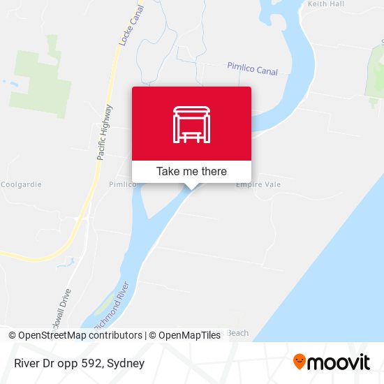 River Dr opp 592 map