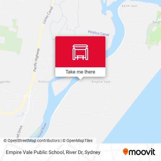 Empire Vale Public School, River Dr map