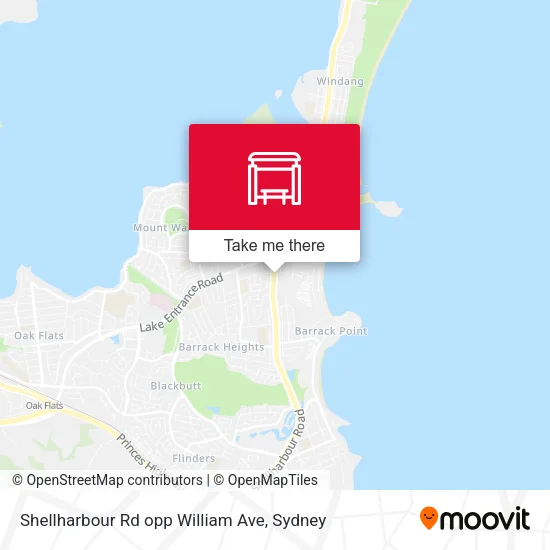 Shellharbour Rd opp William Ave map