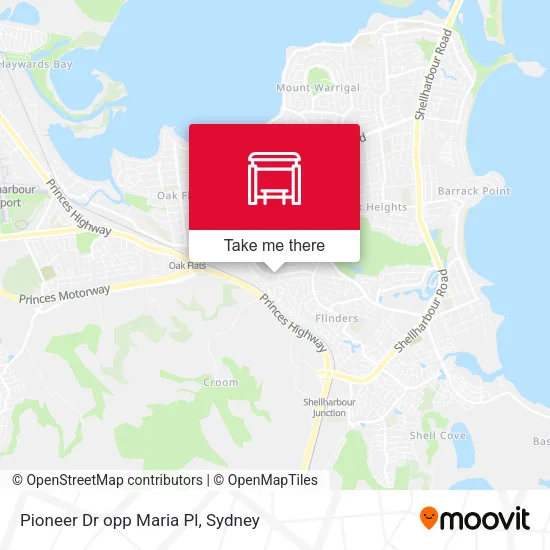Pioneer Dr opp Maria Pl map
