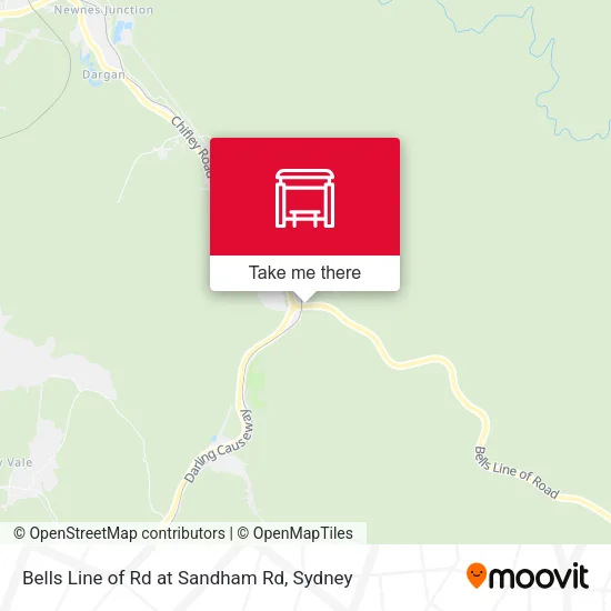 Bells Line of Rd at Sandham Rd map