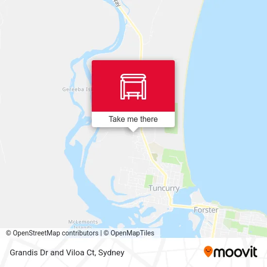 Grandis Dr and Viloa Ct map