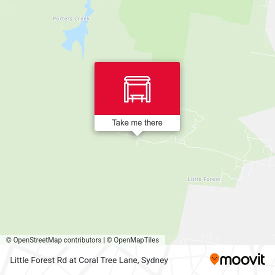 Little Forest Rd at Coral Tree Lane map