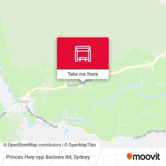 Princes Hwy opp Barlows Rd map